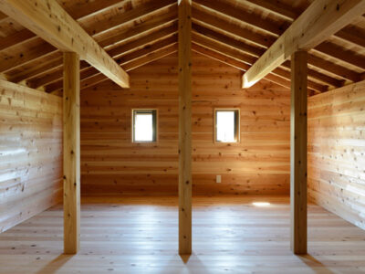 無垢材たっぷりの離れ